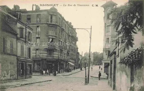 AK / Ansichtskarte Bagnolet BOBIGNY 93 Seine-Saint-Denis Rue de Vincennes