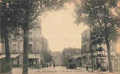 AK / Ansichtskarte Bagnolet BOBIGNY 93 Seine-Saint-Denis Rue de Vincennes