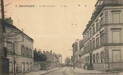 AK / Ansichtskarte Bagnolet BOBIGNY 93 Seine-Saint-Denis Rue de Paris