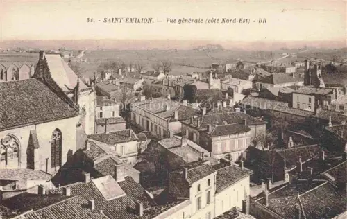 AK / Ansichtskarte Saint-Emilion Vue Generale cote Nord Est