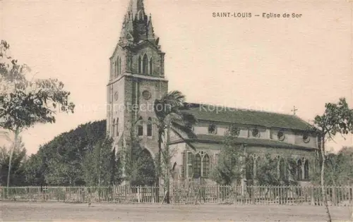 AK / Ansichtskarte Saint-Louis-de-Montferrand Eglise de Sor Kirche 