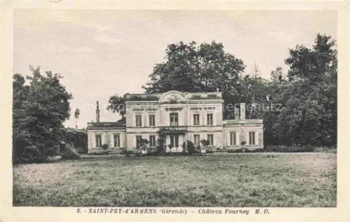 AK / Ansichtskarte Saint-Pey-d Armens Chateau Fourney Schloss 