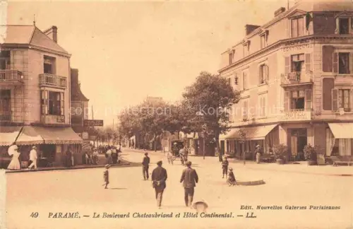 AK / Ansichtskarte PARAME St-Malo 35 Ille-et-Vilaine Le Boulevard Chateaubriand Hotel Continental 