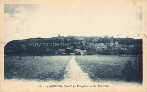 AK / Ansichtskarte Le Mont-Dol Saint-Malo 35 Ille-et-Vilaine Vue Generale 