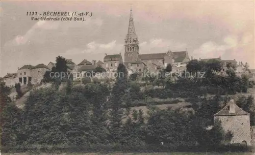 AK / Ansichtskarte Becherel RENNES 35 Ille-et-Vilaine Vue Generale cote Sud 