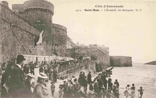 AK / Ansichtskarte SAINT-MALO ST-MALO 35 L'Eventail les Remparts 