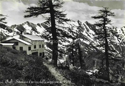 AK / Ansichtskarte Prali Praly 1470m Torino Stazione d'arriva della seggiovia