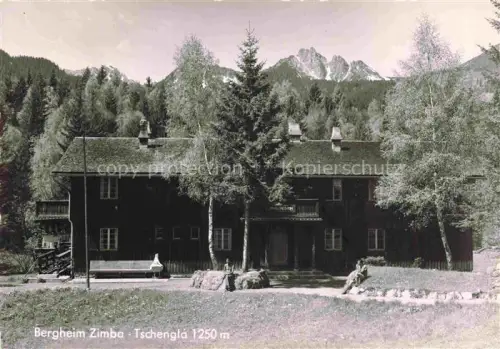 AK / Ansichtskarte Tschengla Vorarlberg AT Bergheim Zimba