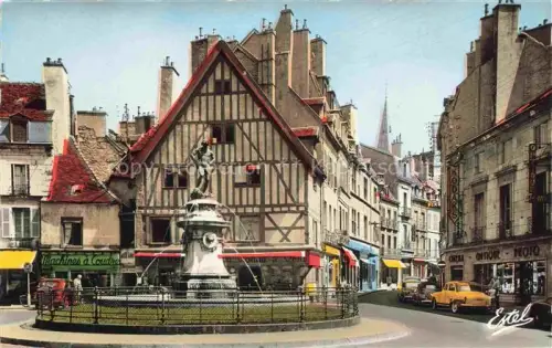 AK / Ansichtskarte DIJON 21 Cote-d Or Place Francois Rude Fontaine du Bareuzai