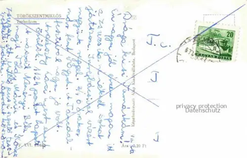 AK / Ansichtskarte Toeroekszentmiklos Technikum 