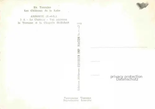 AK / Ansichtskarte Amboise TOURS 37 Indre-et-Loire Touraine Les Chateaux Loire Chapelle St. Hubert 