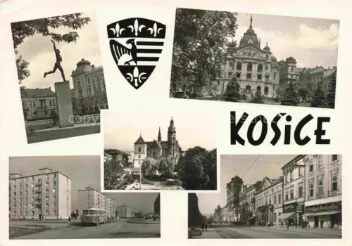 AK / Ansichtskarte KOSICE Kassa Kaschau Slovakia Denkmall Bus Kirche