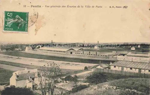 AK / Ansichtskarte PANTIN Bobigny 93 Seine-Saint-Denis Vue générale des Ecuries de la Ville de Paris