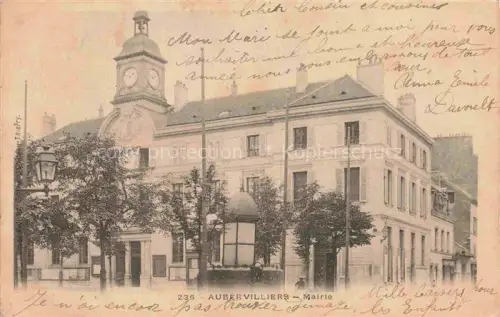 AK / Ansichtskarte AUBERVILLIERS 93 Seine-Saint-Denis La Mairie