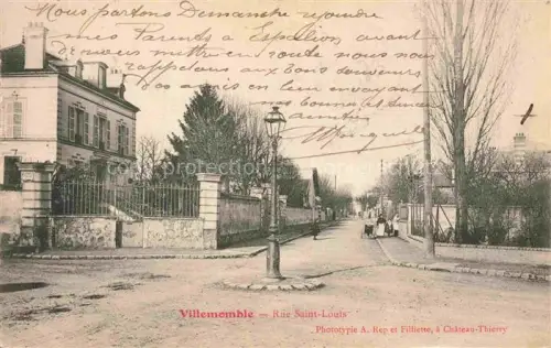 AK / Ansichtskarte Villemomble BOBIGNY 93 Seine-Saint-Denis Rue Saint-Louis
