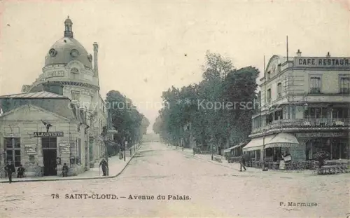 AK / Ansichtskarte Saint Cloud 92 Hauts-de-Seine Avenue du Palais