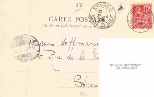 AK / Ansichtskarte Sevres Boulogne-Billancourt 92 Hauts-de-Seine Grande Rue vue prise de l'Hôtel de Ville