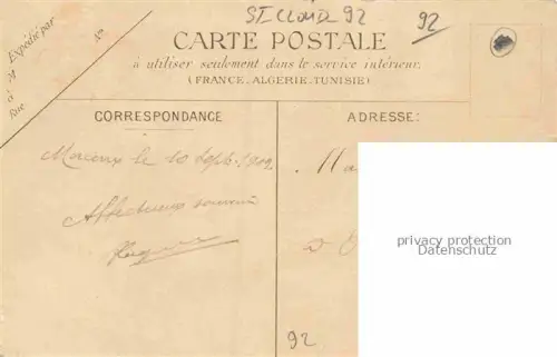 AK / Ansichtskarte ST-CLOUD  NANTERRE 92 Hauts-de-Seine Restaurant à l'Orme Boulevard du Palais