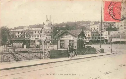 AK / Ansichtskarte ST-CLOUD  NANTERRE 92 Hauts-de-Seine Vue prise du pont