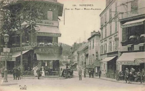 AK / Ansichtskarte SURESNES Nanterre 92 Hauts-de-Seine Rue du Pont Mont-Valérien