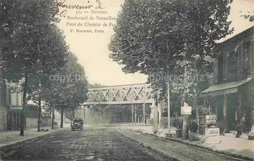 AK / Ansichtskarte SURESNES Nanterre 92 Hauts-de-Seine Boulevard de Versailles Pont du Chemin de Fer