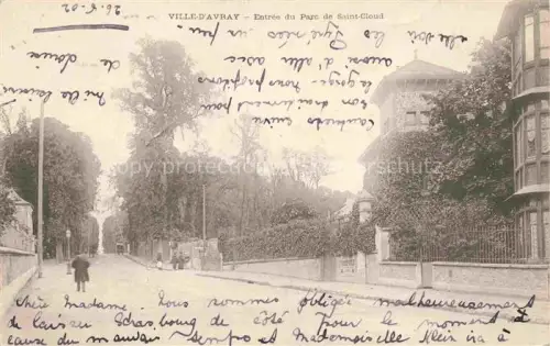AK / Ansichtskarte Ville-d Avray Boulogne-Billancourt 92 Hauts de Seine Entrée du Parc de Saint-Cloud