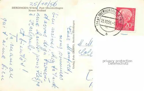 AK / Ansichtskarte Derdingen Neues Freibad