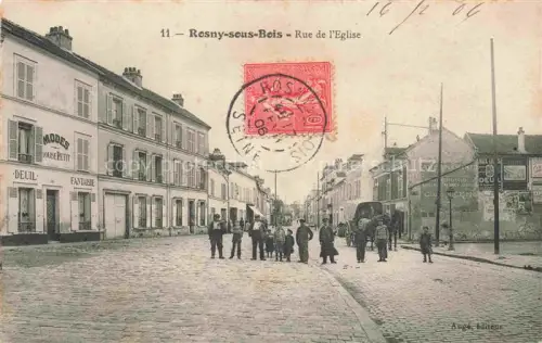 AK / Ansichtskarte Rosny-sous-Bois BOBIGNY 93 Seine-Saint-Denis Rue de l'Eglise