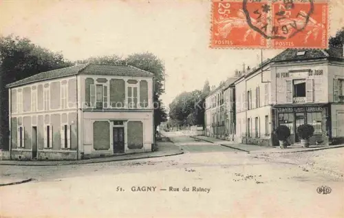 AK / Ansichtskarte Gagny Raincy 93 Seine-Saint-Denis Rue du Raincy
