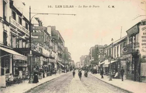 AK / Ansichtskarte Les Lilas Bobigny 93 Seine-Saint-Denis Rue de Paris