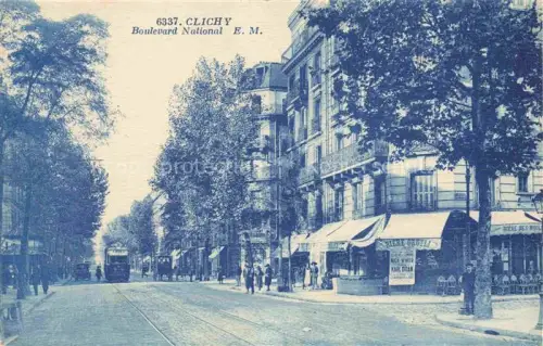 AK / Ansichtskarte CLICHY-LA-GARENNE 92 Hauts-de-Seine Boulevard National