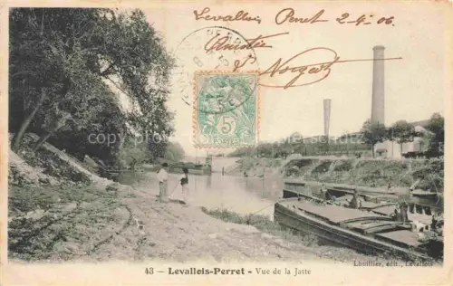 AK / Ansichtskarte LEVALLOIS-PERRET 92 Hauts-de-Seine Vue de la Jatte