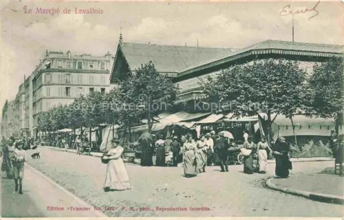 AK / Ansichtskarte LEVALLOIS-PERRET 92 Hauts-de-Seine Le marché