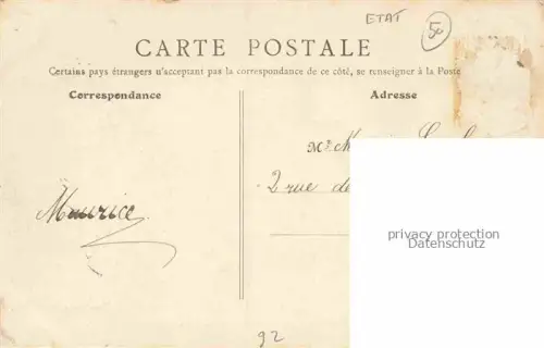 AK / Ansichtskarte LEVALLOIS-PERRET 92 Hauts-de-Seine Groupe scolaire Rue Danton et Rue des Arts