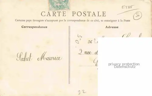 AK / Ansichtskarte LEVALLOIS-PERRET 92 Hauts-de-Seine Rue Gravel Le Bureau de Poste