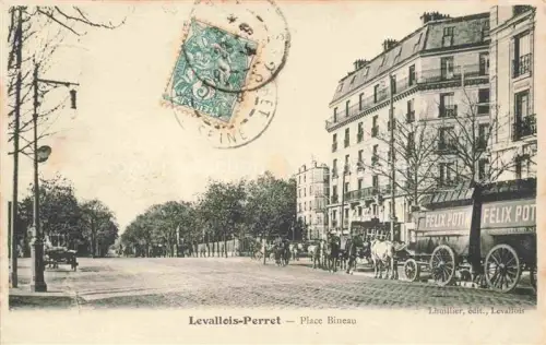 AK / Ansichtskarte LEVALLOIS-PERRET 92 Hauts-de-Seine Place Bineau