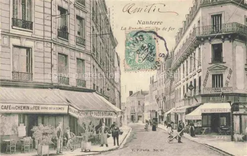 AK / Ansichtskarte NANTERRE 92 Hauts-de-Seine Rue du Chemin de fer