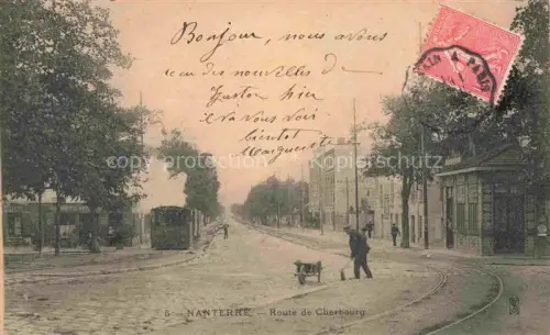 AK / Ansichtskarte NANTERRE 92 Hauts-de-Seine Route de Cherbourg
