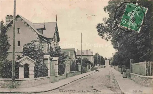 AK / Ansichtskarte NANTERRE 92 Hauts-de-Seine Rue du Parc