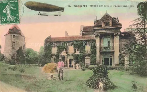 AK / Ansichtskarte NANTERRE 92 Hauts-de-Seine Moulin des Gibets facade principale Zeppelin