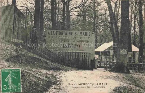 AK / Ansichtskarte CLAMART Antony 92 Hauts-de-Seine Bois de Meudon-Clamart Rendez-vous des Promeneurs