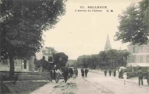 AK / Ansichtskarte BELLEVUE -MEUDON Boulogne-Billancourt 92 Hauts-de-Seine Avenue du Château