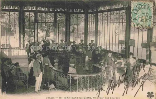 AK / Ansichtskarte Martigny-les-Bains 88 Vosges Interieur des Sources