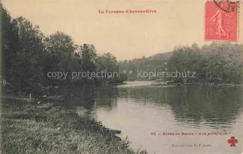 AK / Ansichtskarte La Varenne-Chennevieres 94 Val-de-Marne Bords de Marne Vue artistique