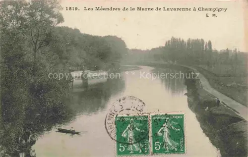 AK / Ansichtskarte CHAMPIGNY  NOGENT-SUR-MARNE 94 Val-de-Marne Les Meandres de la Marne de Lavarenne a Champigny