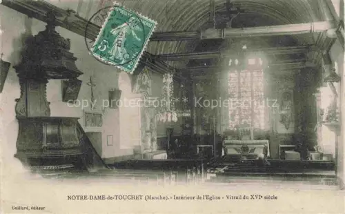 AK / Ansichtskarte Brehal Notre Dame de Touchet Interieur de l'Eglise