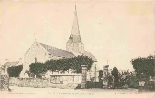 AK / Ansichtskarte Blainville-sur-Mer Coutances 50 Manche Eglise
