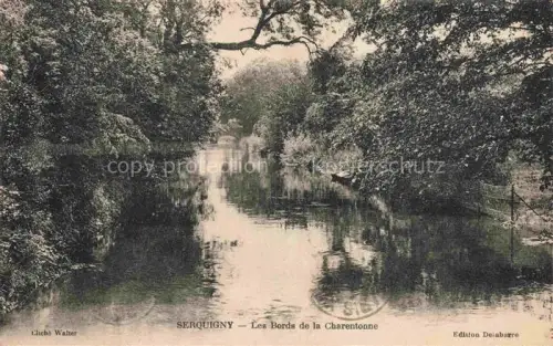 AK / Ansichtskarte Serquigny Bernay 27 Eure Les Bords de la Charentonne