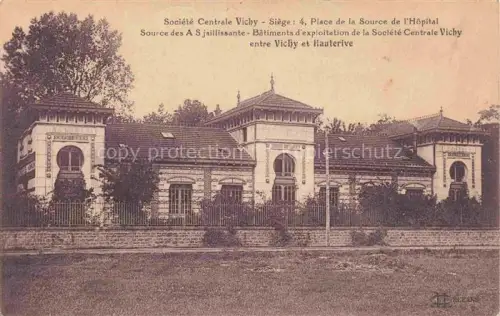 AK / Ansichtskarte VICHY 03 Allier Societe Centrale Vichy Place de la Source de l'Hopital