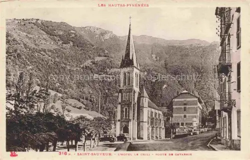 AK / Ansichtskarte Saint-Sauveur-les Bains 65 Hautes Pyrenees Hotel le Chili Route de Gavarnie